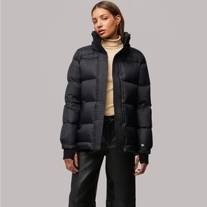 Soia & Kyo Deja Down Puffer Jacket in Burgundy colour size M